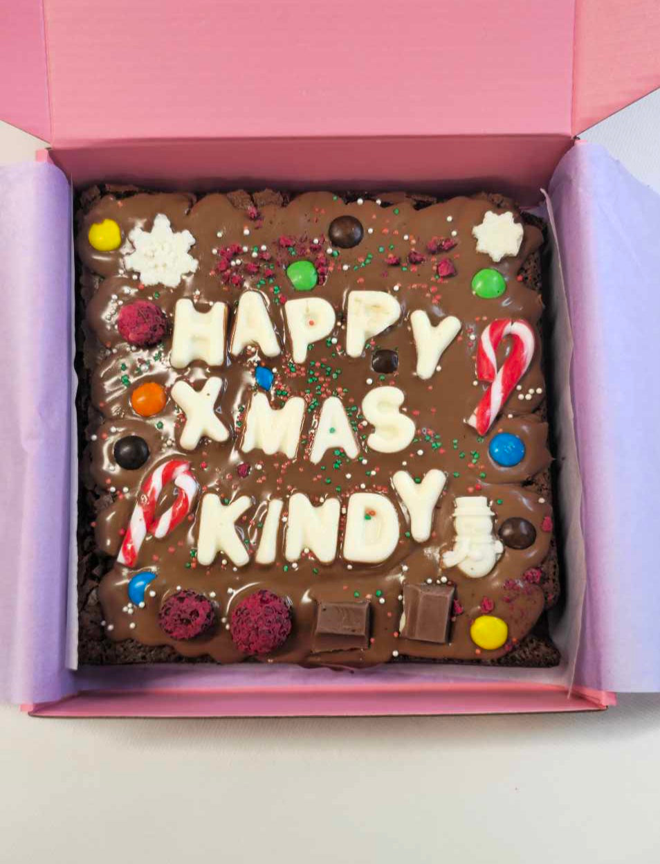 Custom Message Brownie