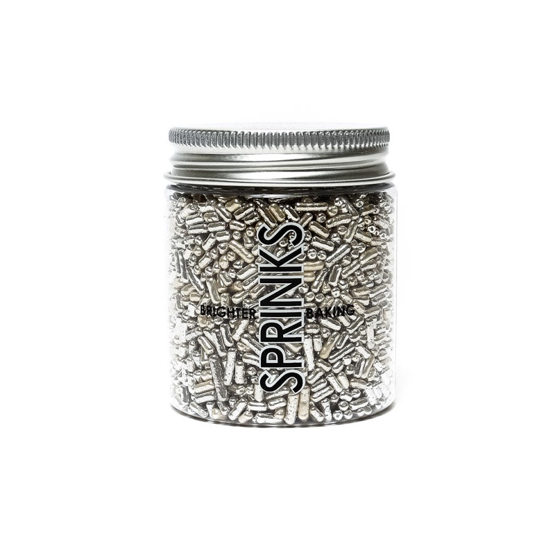 Sprinks - Jimmies 1mm Metallic Silver - 85g