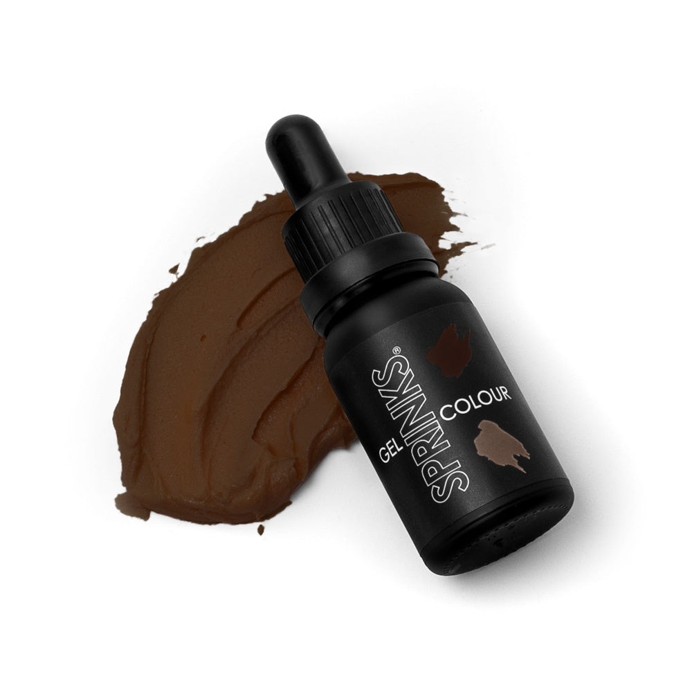 Sprinks Gel Colour - Brown 15ml