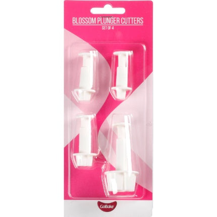 GoBake Plunger Cutter Blossom - 4pk