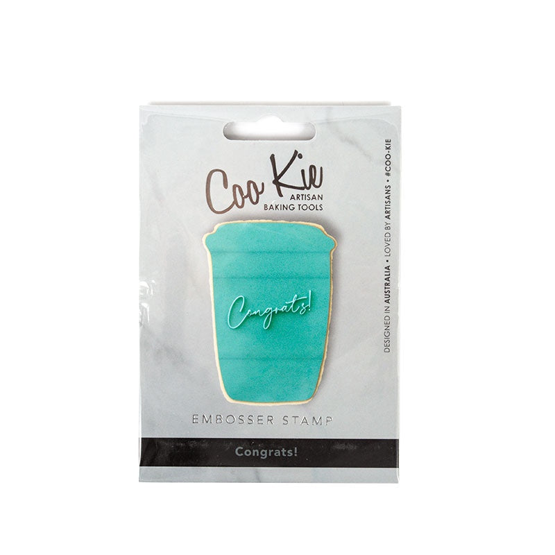 Coo Kie Embosser Stamp - Congrats