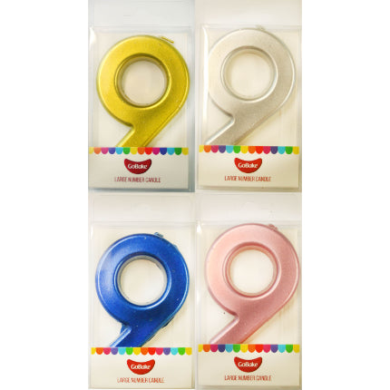GoBake Candles - Large Number 9