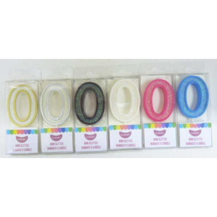 GoBake Candles - Mini Number 0