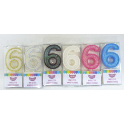 GoBake Candles - Mini Number 6