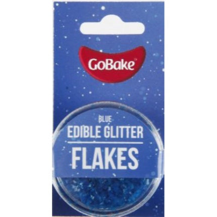 GoBake Glitter Flakes Blue - 2g
