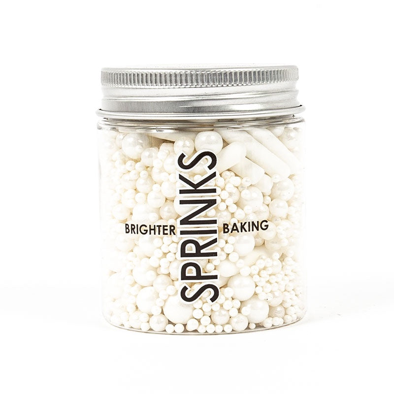 Sprinks - Bubble & Bounce White Sprinkles - 75g