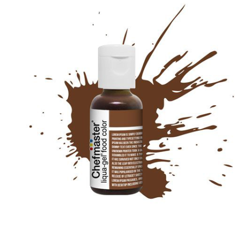 Chefmaster Liqua-Gel Buckeye Brown