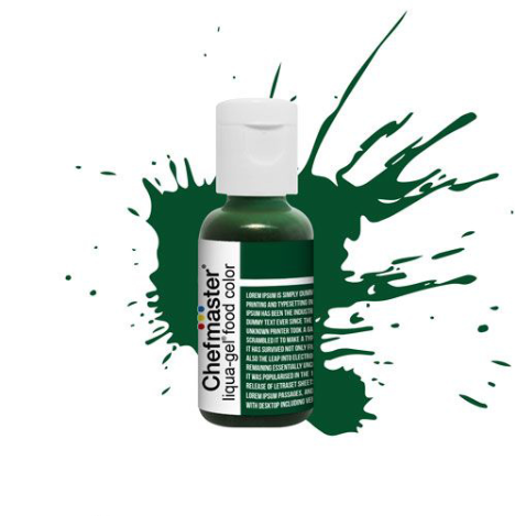 Chefmaster Liqua-Gel Forest Green