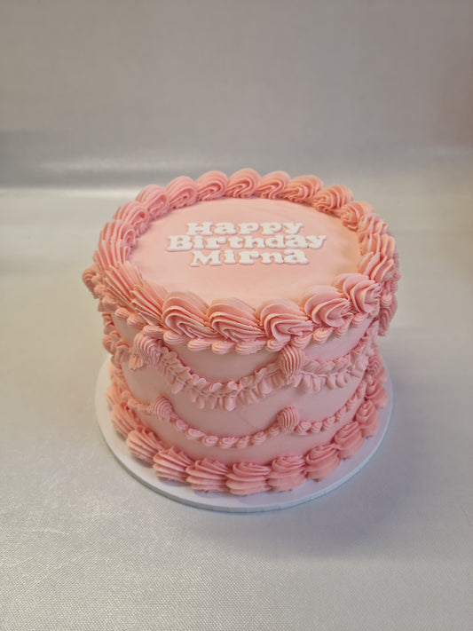 Vintage Buttercream - Round