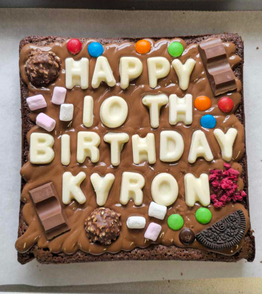 Custom Message Brownie