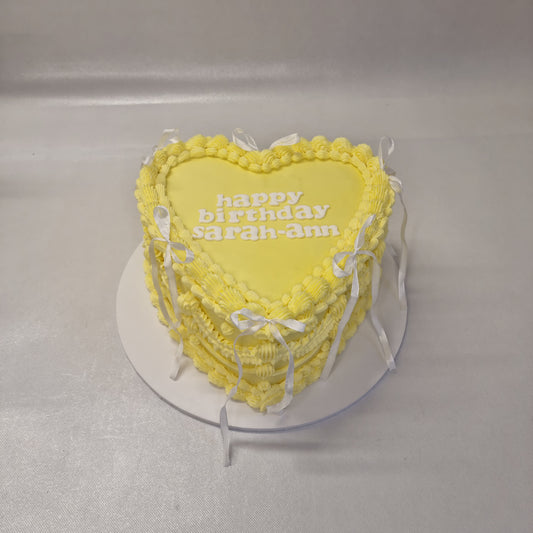 Vintage Buttercream - Heart Shape