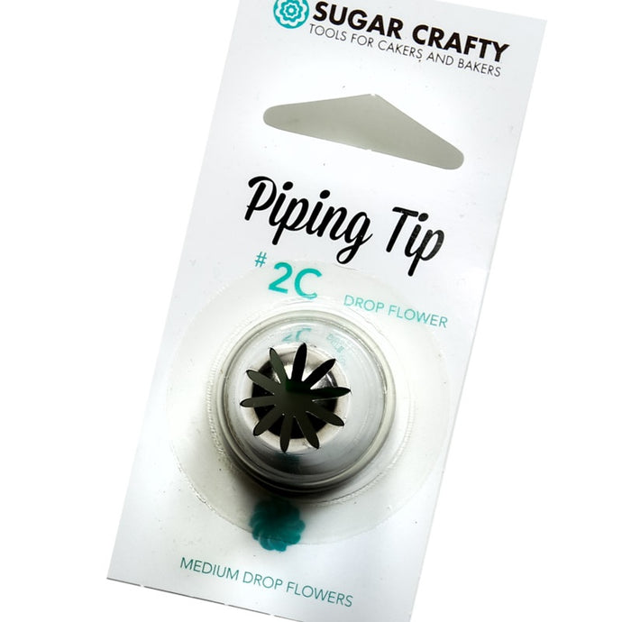Sugar Crafty Piping Tip #2C Drop Flower