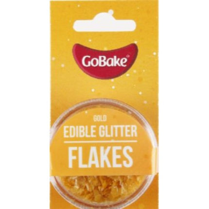 GoBake Glitter Flakes Gold - 2g