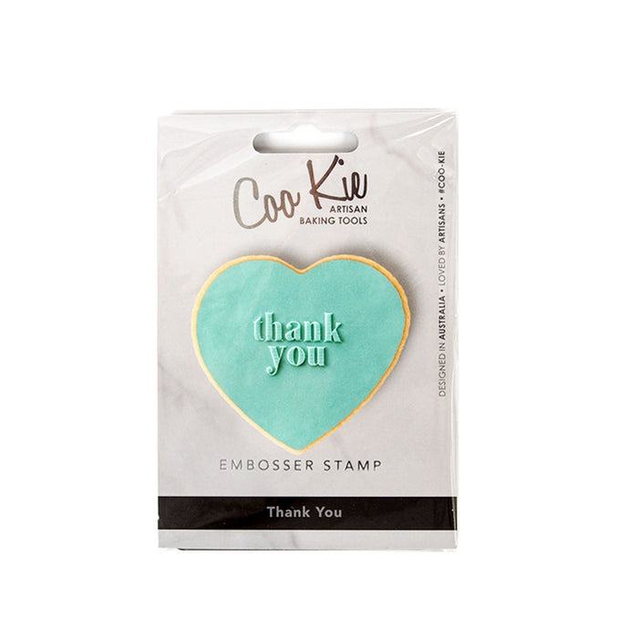 Coo Kie Embosser Stamp - Thank You