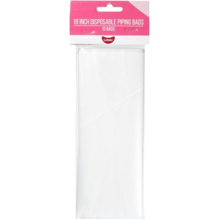 GoBake Disposable Piping Bags 18 Inch - 10pk