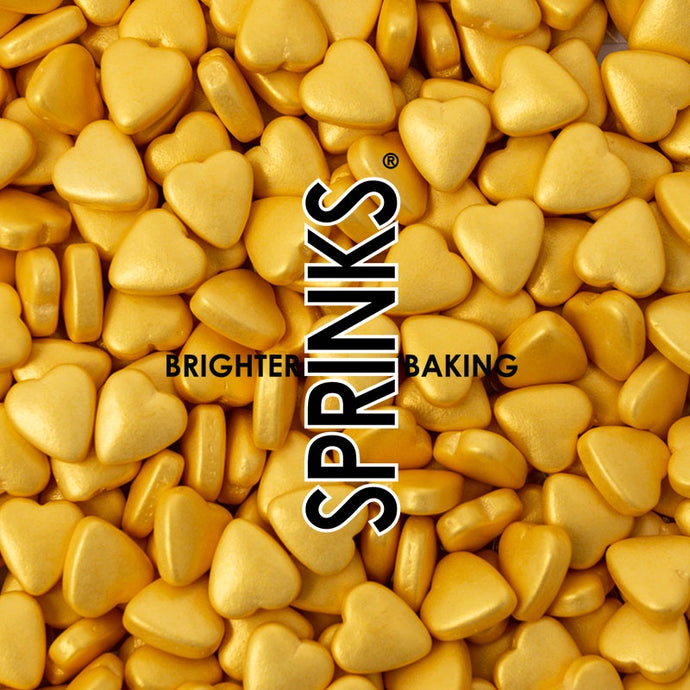 Sprinks - Gold Hearts - 85g