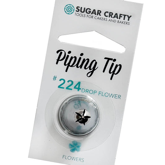 Sugar Crafty Piping Tip #224 Drop Flower
