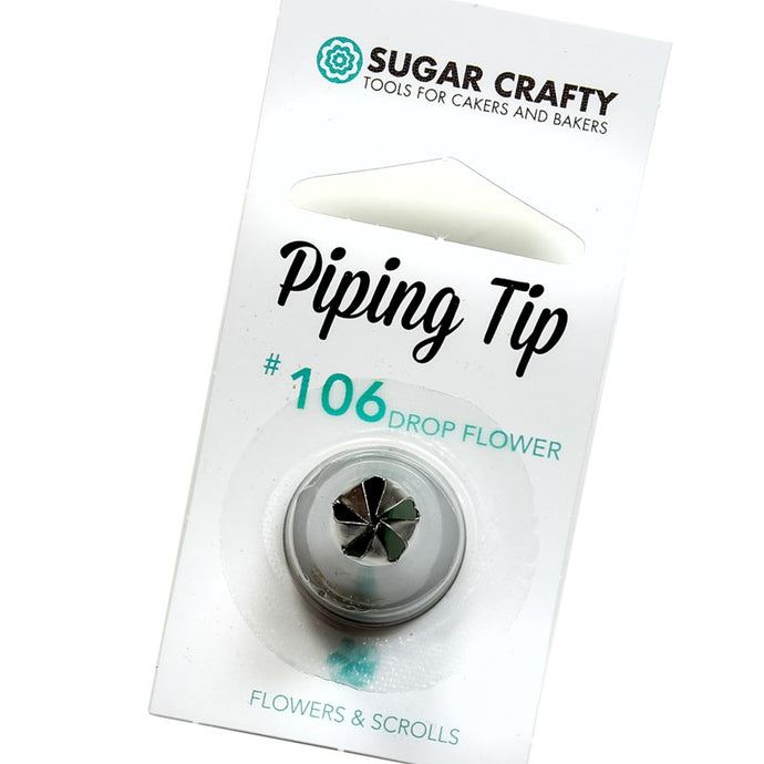 Sugar Crafty Piping Tip #106 Drop Flower