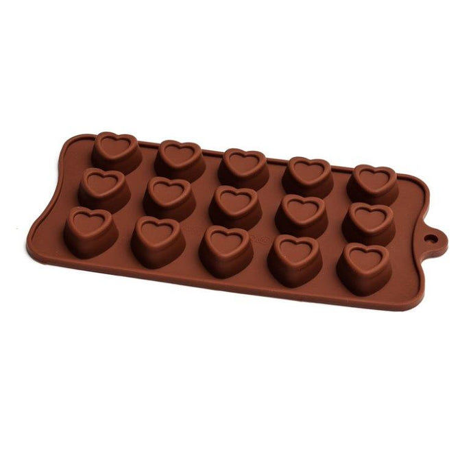 Embossed Heart Silicon Chocolate Mould