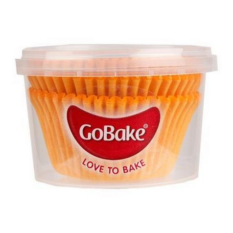 GoBake Baking Cups - Orange (pack of 72)
