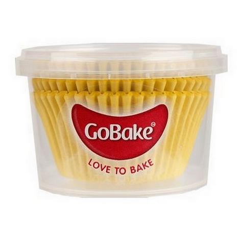 GoBake Baking Cups - Yellow (pack of 72)