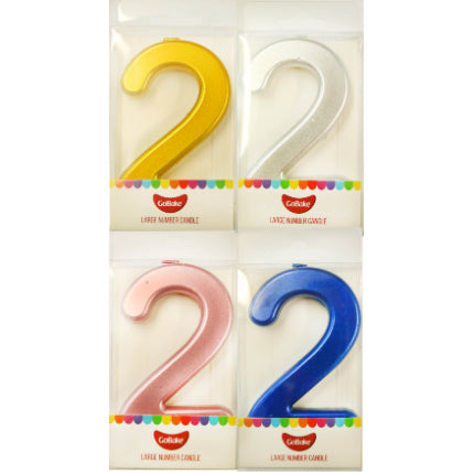 GoBake Candles - Large Number 2