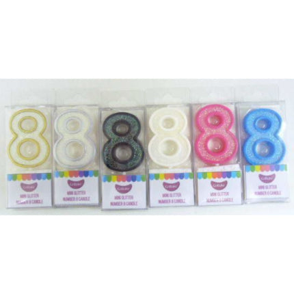 GoBake Candles - Mini Number 8
