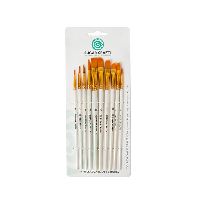 Sugar Crafty Brushes (Set of 10)