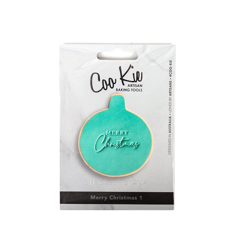 Coo Kie Embosser Stamp - Merry Christmas 1