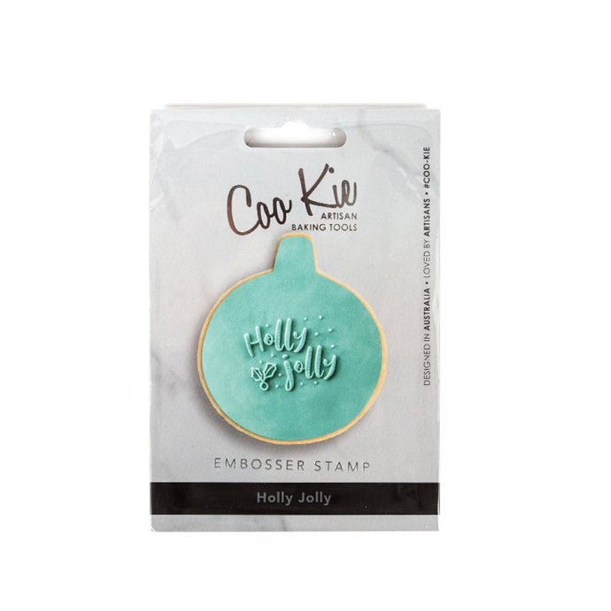 Coo Kie Embosser Stamp - Holly Jolly