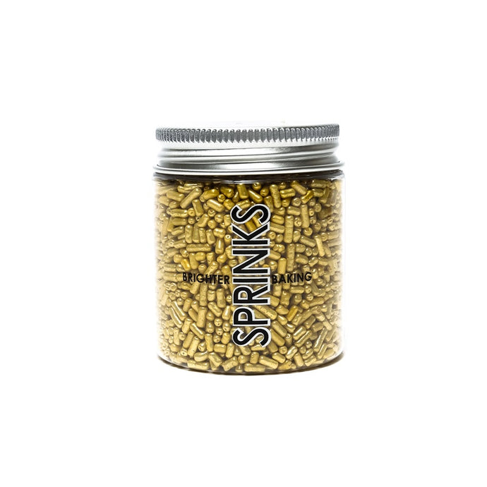 Sprinks - Jimmies 1mm Metallic Gold - 85g