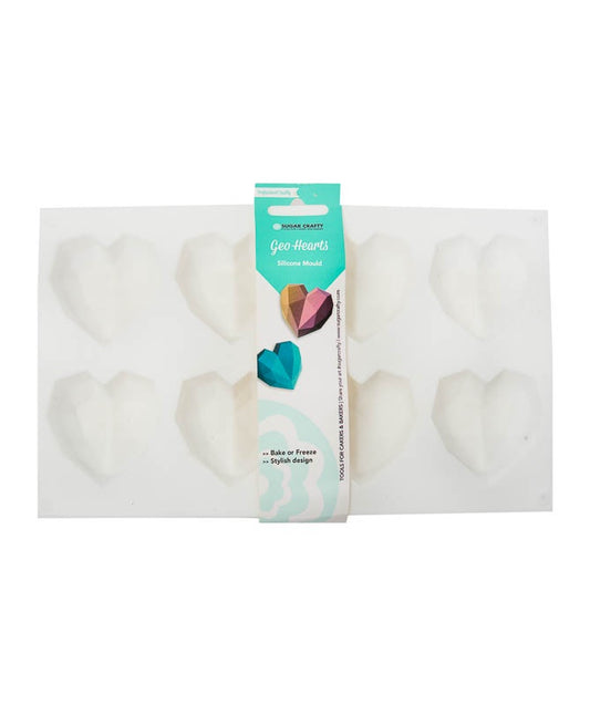 Silicone Mould - GEO HEARTS