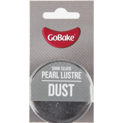 GoBake Lustre Dust Dark Silver - 2g